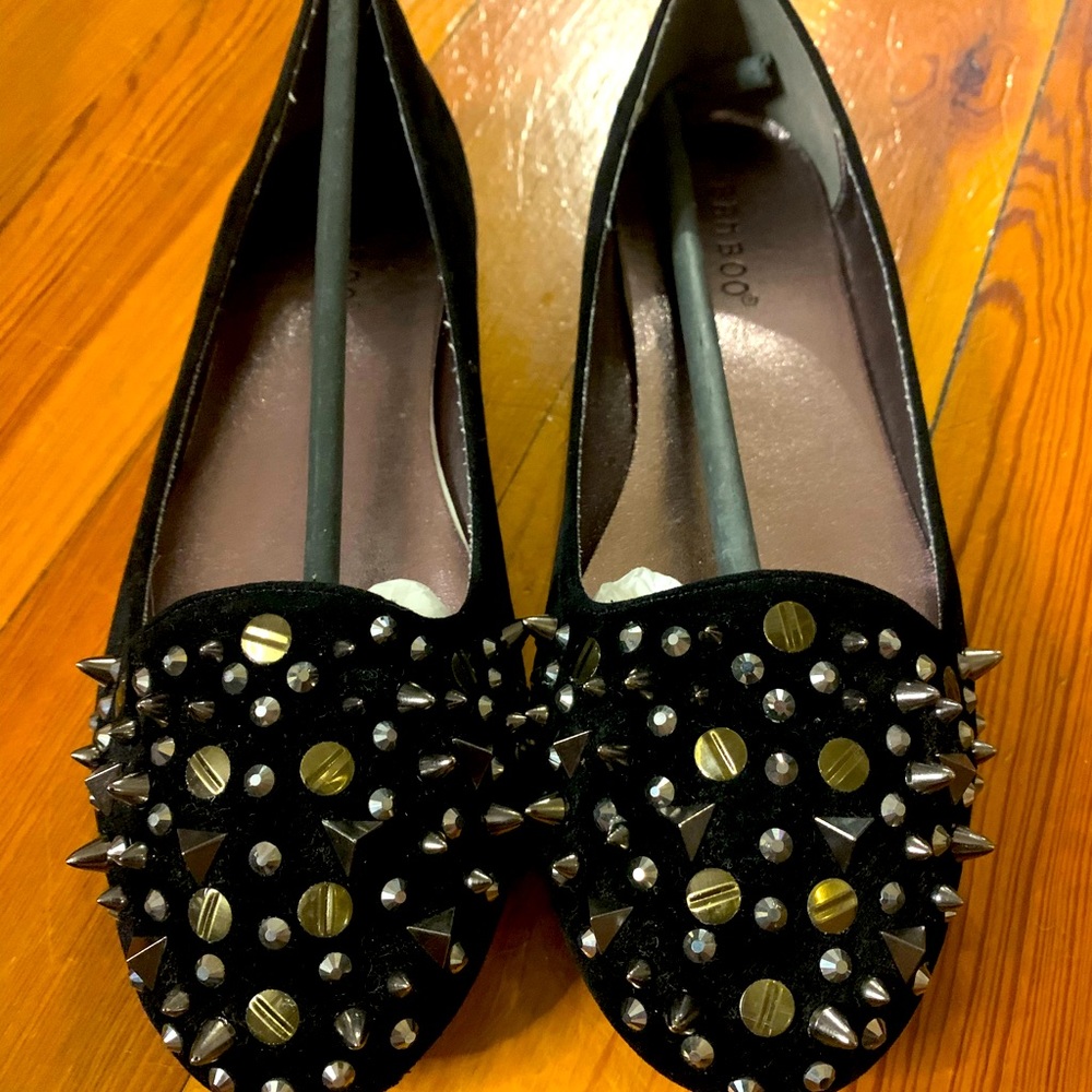 Bamboo Spiked Flats
